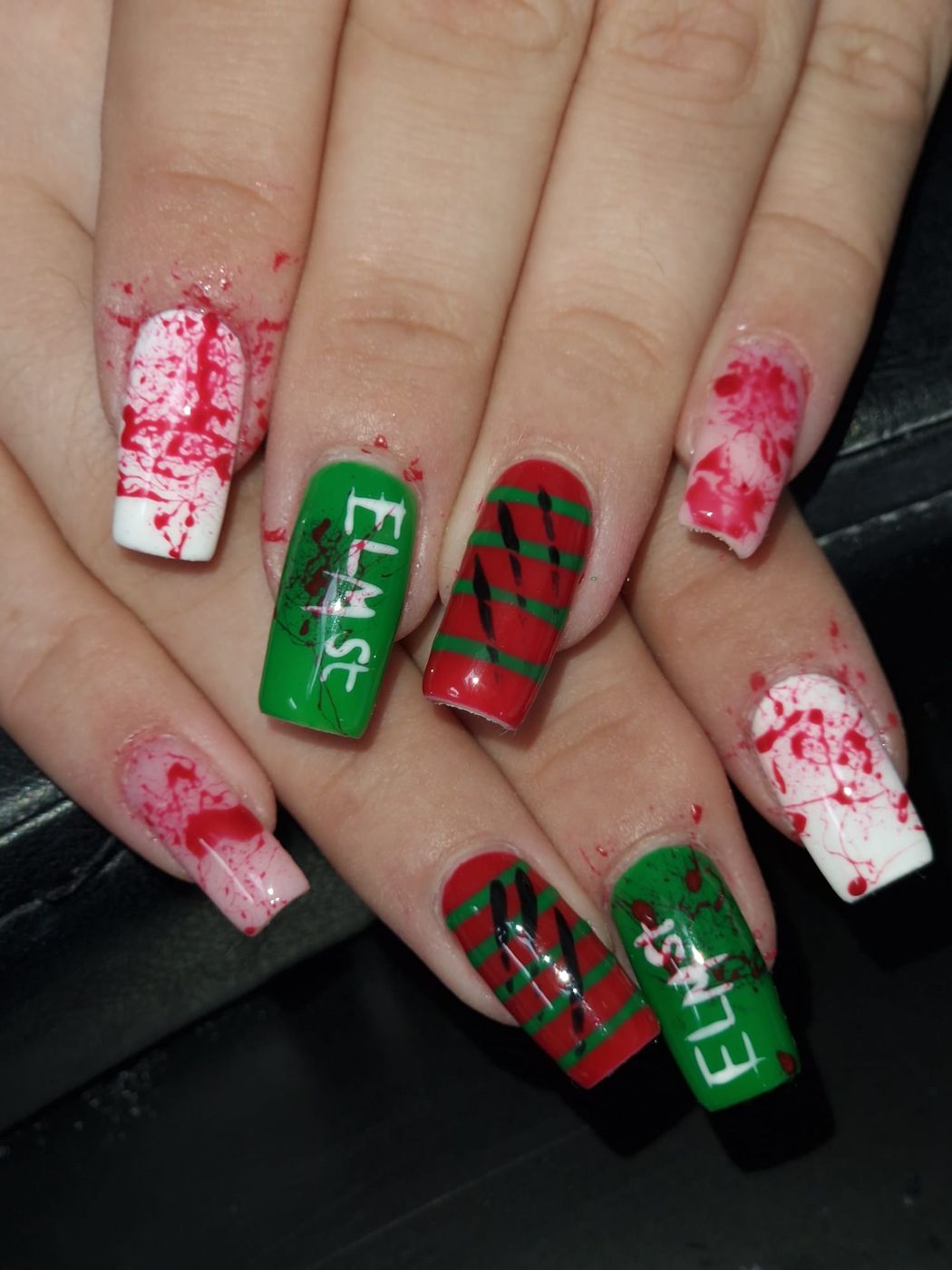 Halloween nail art